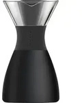 Asobu Pourover Kaffeemaschine Schwarz 900 Ml Edelstahl