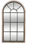 Atmosphera - Gro&szlig;e Spiegelfensterwand, Wandspiegel, Dekorativer Spiegel,...