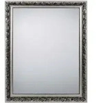 Mirrors And More - Barock Wandspiegel Tanja Mit Holzrahmen Silber 55x70 Cm