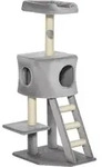 Pawhut Kratzbaum 120 Cm Katzenturm Mit H&ouml;hle, Spielball, Sisalst&auml;mme, Plattform,