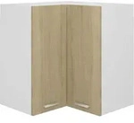 Eckh&auml;ngeschrank Lyon Sonoma-eiche 57x57x60 Cm Holzwerkstoff Vidaxl