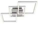 Briloner - Led Deckenleuchte Dimmbar Schwenkbar 36 W Silber Metall-kunststoff Ip20
