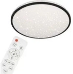 Briloner - Led Deckenleuchte Dimmbar Cct Fernbedienung Sternendekor 48 W Schwarz