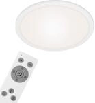 Led Panel Dimmbar Ultraflach Cct Fernbedienung Wei&szlig; 24w &Oslash;40cm Metall Briloner