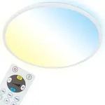 Led Panel Dimmbar Backlight Fernbedienung 22w Wei&szlig; &Oslash;42cm Briloner Leuchten