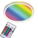 Led Panel Dimmbar Fernbedienung Rgb Ultraflach 15w Wei&szlig; Kunststoff Briloner