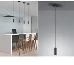 Pendelleuchte Marley 1-flammig Metall In Schwarz Matt, &Oslash; 12cm