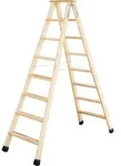 Munk Holz Stufen-stehleiter 2x8 Stufen