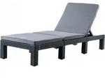 Keter Daytona Deluxe Gartenliege 65 X 195 Cm, Grau