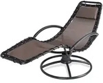 Sonnenliege Wetterfest Ergonomisch Freischwingend Outdoor Gartenliege Liegestuhl