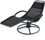 Sonnenliege Wetterfest Ergonomisch Freischwingend Outdoor Gartenliege Liegestuhl
