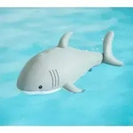 Stoff Schwimmtier Hai Grau 45x111x38 Cm - Westmann