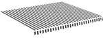 Markisenbespannung Anthrazit Und Wei&szlig; 4x3,5 M Vidaxl 814157