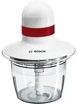 Bosch - Mmrp1000 Elektrischer Fleischwolf 0,8 L 400 Watt Rot, Transparent, Wei&szlig;