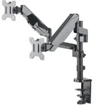 Manhattan 461597 Schreibtischst&auml;nder De Doppelmonitor 17 - 32" Mit Gasfeder Schwarz