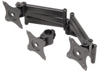 Maclean Mc-691 Schreibtischhalterung Schwarz F&uuml;r 3 Monitore