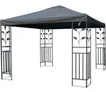 Pavillon Ersatzdach Wasserdicht Mit Pvc Beschichtung 3 X 3 Meter - Anthrazit -