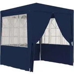 Profi-partyzelt Mit Seitenw&auml;nden 2,5x2,5 M Blau 90 G/m2 Vidaxl