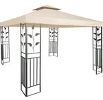 Pavillon Ersatzdach Wasserdicht Mit Pvc Beschichtung 3 X 3 Meter - Beige -