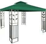 Pavillon Ersatzdach Wasserdicht Mit Pvc Beschichtung 3 X 3 Meter - Gr&uuml;n -