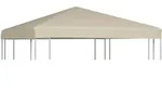 Pavillondach 310 G/m2 3&times;3 M Beige Vidaxl
