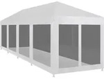 Partyzelt Mit 10 Mesh-seitenw&auml;nden 12 X 3 M - Vidaxl
