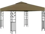 Pavillon 3x3 M Taupe 180 G/m2 - Vidaxl