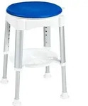 Ridder - Badhocker Rund Mit Drehbarer Sitzfl&auml;che, H&ouml;henverstellbar Bad- &