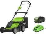 M&auml;hwerk Greenworks 40v - 41cm Schnitt - 1 Batterie 4,0 Ah - 1 Ladeger&auml;t - G40lm41k4