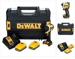 Dewalt - Akku Schlagschrauber Dcf850e2t 18v 1/4', 2x1,7 Powerstack Akkus, Lader