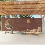 Seitenmarkise Ausziehbar 180x600 Cm Braun - Vidaxl