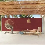 Seitenmarkise Ausziehbar 180x600 Cm Rot Vidaxl