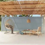 Seitenmarkise Ausziehbar 200x600 Cm Grau - Vidaxl