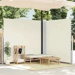 Seitenmarkise Ausziehbar Creme 200x600 Cm Vidaxl