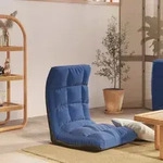 Bodenstuhl Faltbar Blau Stoff Vidaxl