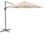 Svita Ampelschirm Sonnenschirm Alu Dreh Schwenk Schirm Garten Terrasse Helles Taupe