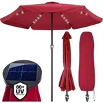 Kingsleeve - Sonnenschirm Led Beleuchtung Uv Schutz 80+ Solar Schutzh&uuml;lle 330cm