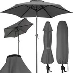 Kingsleeve&reg; Sonnenschirm Balkon 200cm Uv Schutz 80+ Mit Schutzh&uuml;lle Kurbel