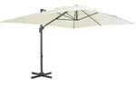 Ampelschirm Mit Aluminium-mast 400x300 Cm Sandwei&szlig; - Vidaxl