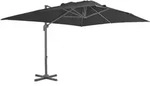 Vidaxl - Ampelschirm Mit Aluminium-mast 400x300 Cm Anthrazit 848103