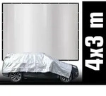 99% Schattennetz 3x4m Alu Sonnensegel Sonnenschutz Netz Hitzeschutz F&uuml;r Auto