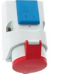 Tk-kombi-dose Cee 5x16a Mit Schuko-steckdose Bals Elektrotech. 1010