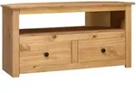 Tv-eckschrank 93 X 49 X 49 Cm Massivholz Panama-kiefer Vidaxl