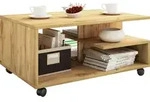 Ebuy24 - Holz Sofatisch Couchtisch Rollen Stango