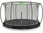 Exit Black Edition Bodentrampolin &Oslash;366cm - Schwarz