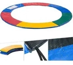 Arebos - Randabdeckung Trampolin Randschutz Umrandung 305 Cm Bunt 28 Cm Breite