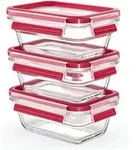 Clip&close Glas Frischhaltedosen-set 3-teilig - Emsa