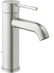 Essence 1-loch-einhand-waschtischbatterie S-size, Supersteel, Zugstangen-garnitur,
