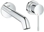Essence 2-loch-waschtisch-wandbatterie Ausladung 183mm, Chrom, Professional Edition,
