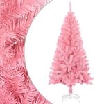 Vidaxl Artificial Christmas Tree With Stand Pink 150 Cm Pvc